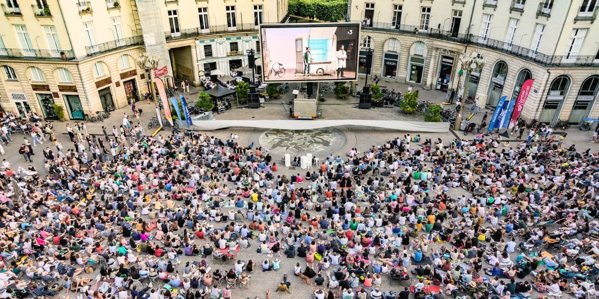 Opéra plein air La flute enchantée sur écran géant à Nantes ©Garance Wester